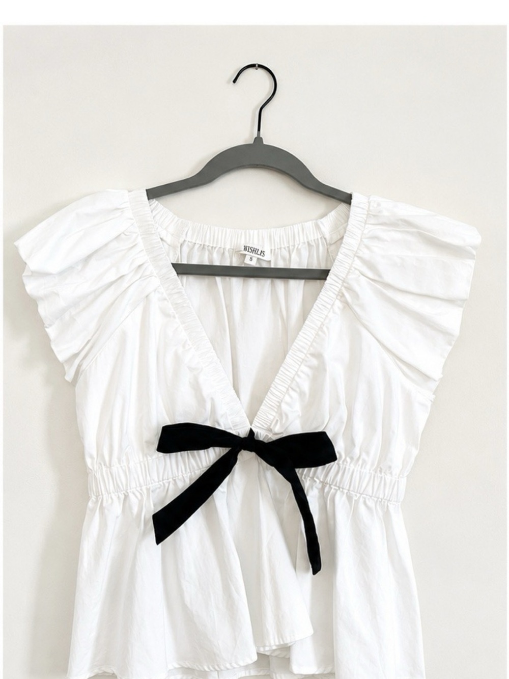 Baby Doll Bow Tie Top